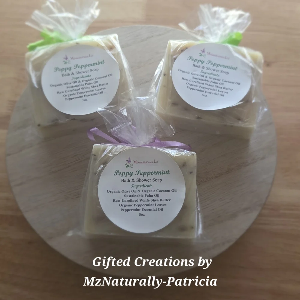 Peppy Peppermint Bath & Shower Soap - Picture 5 of 6
